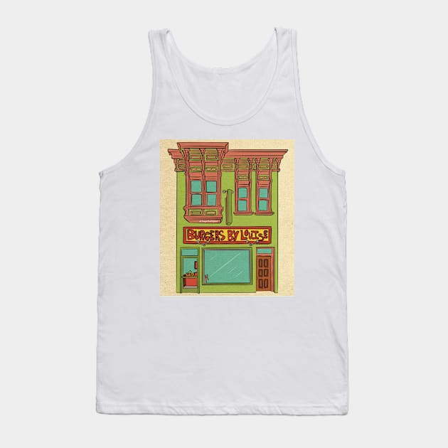 Bobs Burgers #3 Tank Top by SugarSaltSpice